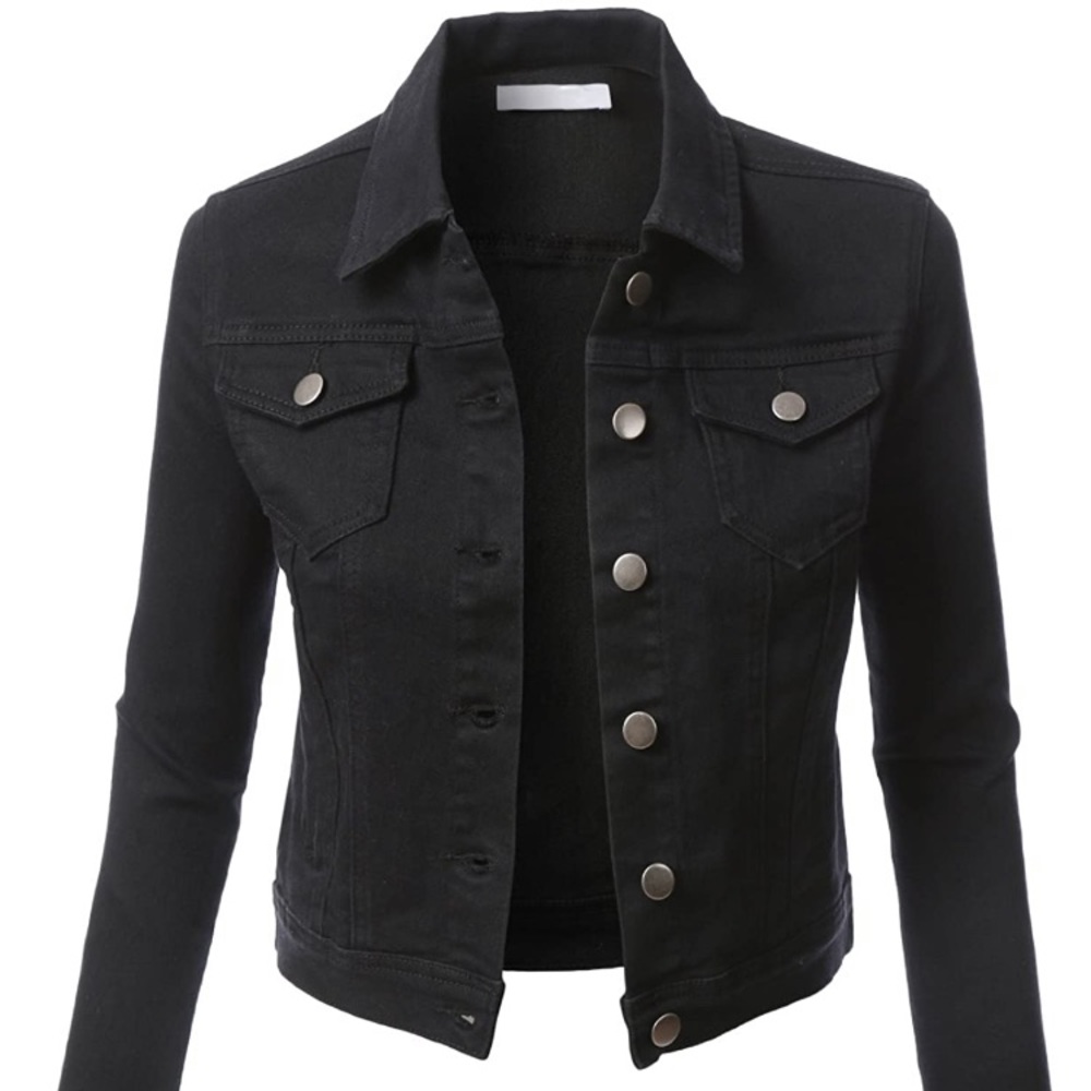 Black Jean Jacket